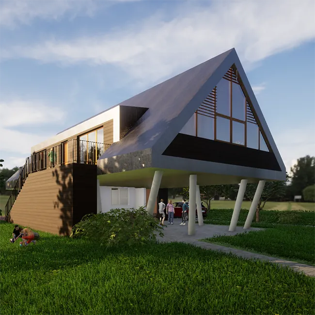 Pilismarót, Komárom-Esztergom Vármegye, Lábakon álló tetőtér épülettervezése