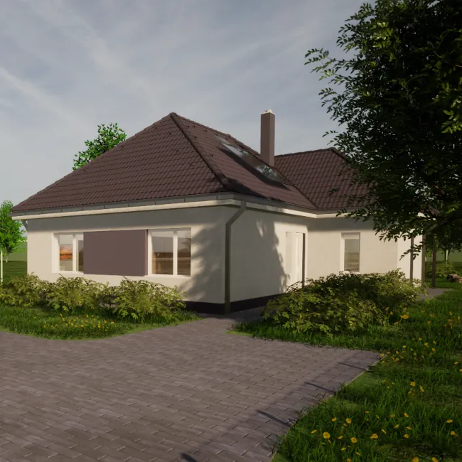 Gazdaságos otthon, csendes, Balatonrendes környezetben - square
